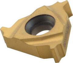 Seco - 16ER External Right Hand 12 Acme Laydown Threading Insert - Grade CP500, TiAlN/TiN Coated Carbide, 9.53mm Inscribed Circle - Exact Tool & Supply