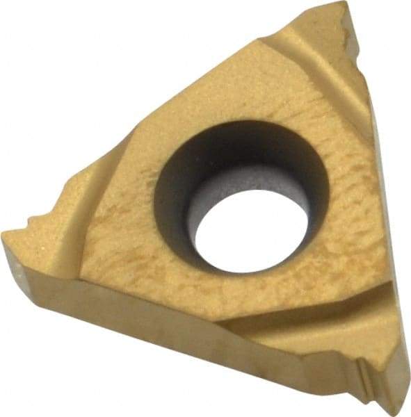 Seco - 16ER External Right Hand 20 UN Laydown Threading Insert - Grade CP500, TiAlN/TiN Coated Carbide - Exact Tool & Supply