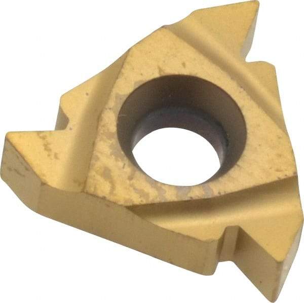 Seco - 16ER External Right Hand 14-8 Partial Profile 60° Laydown Threading Insert - Grade CP500, TiAlN/TiN Coated Carbide - Exact Tool & Supply