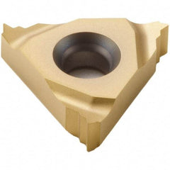 Seco - 16NL Internal Left Hand 16 UN Laydown Threading Insert - Grade CP500, TiAlN/TiN Coated Carbide - Exact Tool & Supply