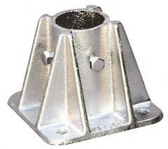 Vestil - Rail Mount Kits & Parts Type: Single Socket Floor Mount Mounting Plate Width (Inch): 5 - Exact Tool & Supply