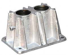 Vestil - Rail Mount Kits & Parts Type: Double Socket Floor Mount Mounting Plate Width (Inch): 5 - Exact Tool & Supply