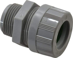 Woodhead Electrical - 22.23 to 25.4mm Capacity, Liquidtight, Straight Strain Relief Cord Grip - 1 NPT Thread, Nylon - Exact Tool & Supply