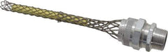 Woodhead Electrical - 12.7 to 15.88mm Capacity, Liquidtight, Straight Strain Relief Cord Grip - 3/4 NPT Thread, 7" Long, Aluminum - Exact Tool & Supply