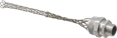 Woodhead Electrical - 19.05 to 22.23mm Capacity, Liquidtight, Straight Strain Relief Cord Grip - 3/4 NPT Thread, 9-1/2" Long, Aluminum - Exact Tool & Supply