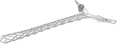 Woodhead Electrical - 17.78 to 21.59mm Capacity, Safeway, Straight Strain Relief Cord Grip - 8-1/2" Long, Aluminum - Exact Tool & Supply