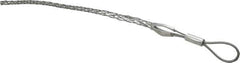 Woodhead Electrical - Flexible Eye, Closed Mesh, Steel Wire Pulling Grip - 12-3/4" Mesh, 1/2 to 0.61" Cable Diam - Exact Tool & Supply