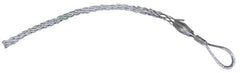 Woodhead Electrical - Offset Eye, Split Lace, Steel Wire Pulling Grip - 20" Mesh, 2 to 2.49" Cable Diam - Exact Tool & Supply
