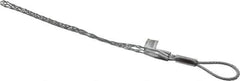 Woodhead Electrical - Flexible Eye, Closed Mesh, Steel Wire Pulling Grip - 14-3/4" Mesh, 3/4 to 0.99" Cable Diam - Exact Tool & Supply