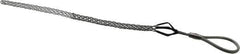 Woodhead Electrical - Flexible Eye, Closed Mesh, Steel Wire Pulling Grip - 12" Mesh, 0.37 to 0.49" Cable Diam - Exact Tool & Supply