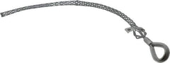 Woodhead Electrical - Flexible Eye, Closed Mesh, Steel Wire Pulling Grip - 18" Mesh, 3/4 to 0.99" Cable Diam - Exact Tool & Supply