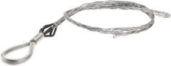 Woodhead Electrical - Flexible Eye, Closed Mesh, Steel Wire Pulling Grip - 26" Mesh, 1-1/2 to 1.99" Cable Diam - Exact Tool & Supply
