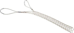 Woodhead Electrical - Double Eye, Closed Mesh, Bronze Wire Pulling Grip - 16" Mesh, 1-1/4 to 1.49" Cable Diam - Exact Tool & Supply