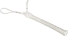 Woodhead Electrical - Double Eye, Closed Mesh, Bronze Wire Pulling Grip - 20" Mesh, 1-3/4 to 1.99" Cable Diam - Exact Tool & Supply