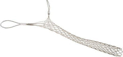 Woodhead Electrical - Double Eye, Closed Mesh, Bronze Wire Pulling Grip - 22" Mesh, 2 to 2.49" Cable Diam - Exact Tool & Supply