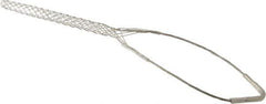 Woodhead Electrical - 0.62 to 0.74 Inch Cable Diameter, Tinned Bronze, Single Loop Support Grip - 19 Inch Long, 960 Lb. Breaking Strength, 11 Inch Mesh Length - Exact Tool & Supply