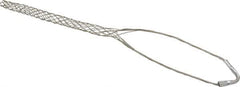 Woodhead Electrical - 1 to 1.24 Inch Cable Diameter, Tinned Bronze, Single Loop Support Grip - 15 Inch Long, 1,680 Lb. Breaking Strength, 15 Inch Mesh Length - Exact Tool & Supply
