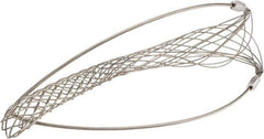 Woodhead Electrical - 2-1/2 to 2.99 Inch Cable Diameter, Tinned Bronze, Single Loop Support Grip - 42 Inch Long, 3,760 Lb. Breaking Strength, 24 Inch Mesh Length - Exact Tool & Supply