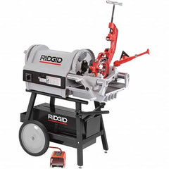 Ridgid - Pipe Threading Machines Maximum Pipe Size Capacity (mm): 100.00 Maximum Pipe Size Capacity (Inch): 4 - Exact Tool & Supply