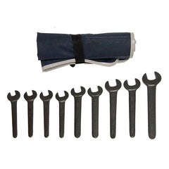 Martin Tools - 9 Pc, 10mm-19mm, 6-Point Metric Check Nut Wrench Set - Exact Tool & Supply