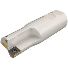 Iscar - 2-1/4" Max Drill Depth, 1xD, 2-1/4" Diam, Indexable Insert Drill - 2 Inserts, 1-1/2" Shank Diam, Straight Shank - Exact Tool & Supply