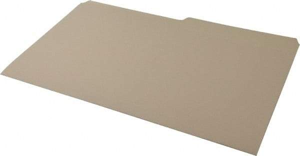 UNIVERSAL - 10 x 15", Legal, Manila, Heavyweight Manila File Folders - 11 Point Stock, 1/2 Tab Cut Location - Exact Tool & Supply
