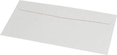 UNIVERSAL - 6-1/2" Long x 3-5/8" Wide Gummed Flap Plain White Envelope - 24 Lb Paper Weight - Exact Tool & Supply