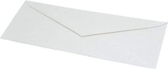 UNIVERSAL - 9-1/2" Long x 4-1/8" Wide Gummed Flap Plain White Envelope - 24 Lb Paper Weight - Exact Tool & Supply