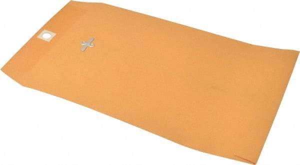 UNIVERSAL - 9-1/2" Long x 6-1/2" Wide Clasp with Gummed Flap Kraft Envelope - 28 Lb Paper Weight - Exact Tool & Supply