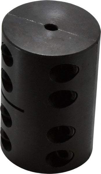 Climax Metal Products - 1/4" Inside x 1-3/4" Outside Diam, Machinable Rigid Coupling - No Keyway - 2-5/8" Long - Exact Tool & Supply