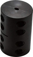 Climax Metal Products - 1/4" Inside x 1-3/4" Outside Diam, Machinable Rigid Coupling - No Keyway - 2-5/8" Long - Exact Tool & Supply