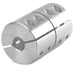 Climax Metal Products - 1/4" Inside x 1-3/4" Outside Diam, Machinable Rigid Coupling - No Keyway - 2-5/8" Long - Exact Tool & Supply