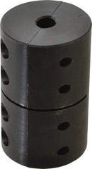 Climax Metal Products - 1/2" Inside x 2" Outside Diam, Machinable Rigid Coupling - No Keyway - 3" Long - Exact Tool & Supply