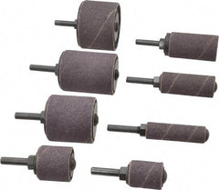 Merit Abrasives - 32-Piece Spiral Band Kit - Includes 3/4 to 2" Diam & 1 to 1-1/2" Wide Band Drums in Coarse, Medium & Fine Grades - Exact Tool & Supply