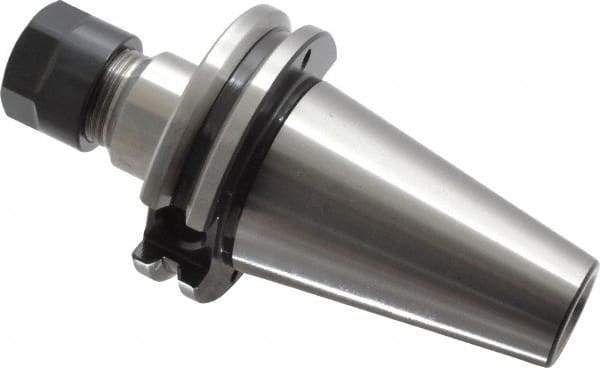 Parlec - 0.51mm to 9.98mm Capacity, 2.62" Projection, CAT40 Taper Shank, ER16 Collet Chuck - 5.307" OAL - Exact Tool & Supply