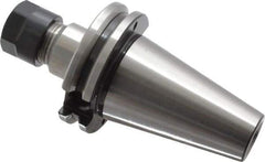Parlec - 0.51mm to 9.98mm Capacity, 2.62" Projection, CAT40 Taper Shank, ER16 Collet Chuck - 5.307" OAL - Exact Tool & Supply