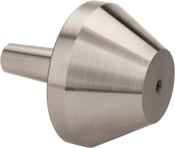 Riten - 2MT & 3MT Taper, 7/8 to 1-3/4" Point Diam, Hardened Tool Steel Lathe Bull Nose Point - 1-3/16" OAL - Exact Tool & Supply