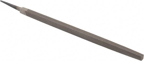 Value Collection - 14" Long, Second Cut, Square American-Pattern File - Double Cut, Tang - Exact Tool & Supply