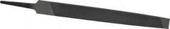 Value Collection - 6" Long, Bastard Cut, Mill American-Pattern File - Single Cut, 7/64" Overall Thickness, Tang - Exact Tool & Supply