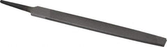 Value Collection - 6" Long, Smooth Cut, Mill American-Pattern File - Single Cut, 7/64" Overall Thickness, Tang - Exact Tool & Supply