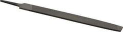 Value Collection - 8" Long, Bastard Cut, Mill American-Pattern File - Single Cut, 9/64" Overall Thickness, Tang - Exact Tool & Supply