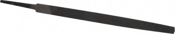 Value Collection - 6" Long, Second Cut, Triangle American-Pattern File - Double Cut, Tang - Exact Tool & Supply