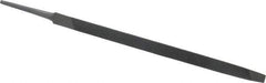 Value Collection - 6" Long, Bastard Cut, Taper American-Pattern File - Single Cut, Tang - Exact Tool & Supply