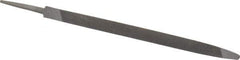 Value Collection - 8" Long, Bastard Cut, Taper American-Pattern File - Single Cut, Tang - Exact Tool & Supply