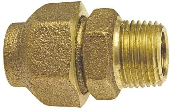 NIBCO - 1/2" Cast Copper Pipe Flared Adapter - FL x M - Exact Tool & Supply