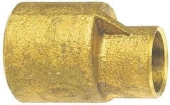 NIBCO - 1 x 3/4" Cast Copper Pipe Eccentric Coupling - C x C, Pressure Fitting - Exact Tool & Supply