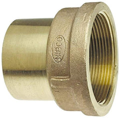 NIBCO - 3" Cast Copper Pipe Adapter - FTG x F, Pressure Fitting - Exact Tool & Supply