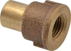 NIBCO - 1/2 x 1/4" Cast Copper Pipe Adapter - FTG x F, Pressure Fitting - Exact Tool & Supply