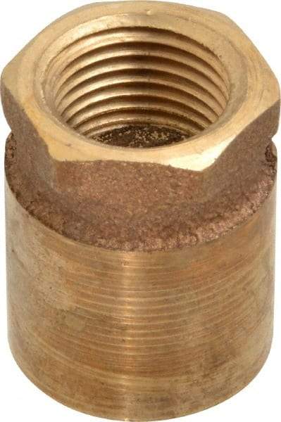 NIBCO - 1 x 1/2" Cast Copper Pipe Adapter - FTG x F, Pressure Fitting - Exact Tool & Supply