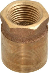 NIBCO - 1 x 1/2" Cast Copper Pipe Adapter - FTG x F, Pressure Fitting - Exact Tool & Supply